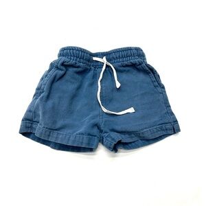 Little Paper Boat Kids Navy Blue Twill James Shorts